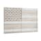 White Wood French Country American Flag Wall Decor, 26" x 38" x 2"